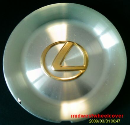 gold lexus logo. MACHINED FINISH, GOLD LOGO