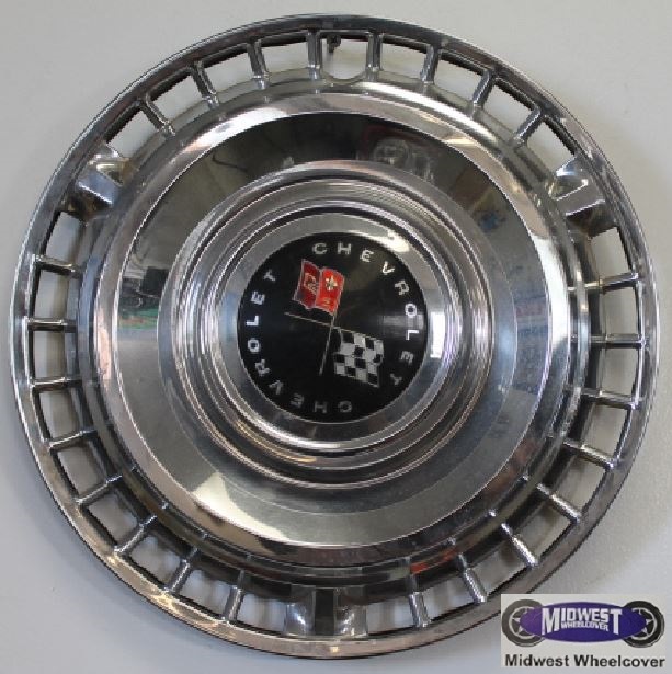 black chevy hubcaps